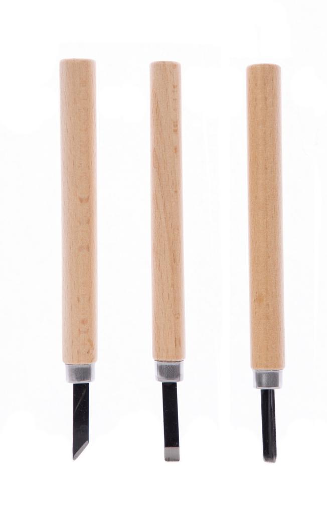 Holzschnitzwerkzeug-Set - 3 Stück. 5677