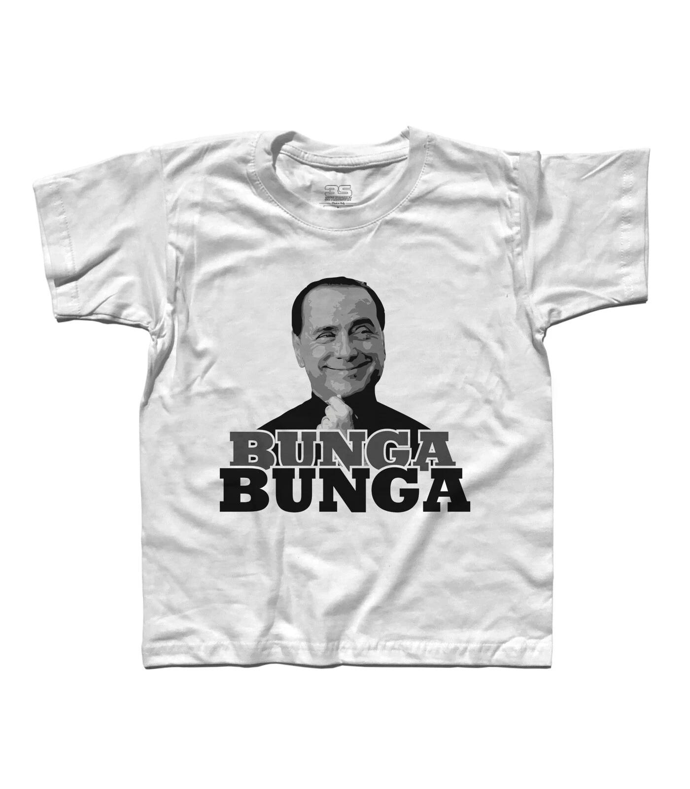 

T-Shirt Child Silvio Berlusconi Bunga Caso Escort for Not Forget 150