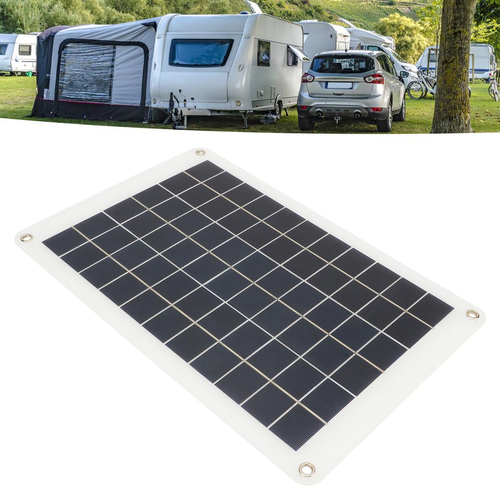 15W Solar Panel Flexible Polycrystalline Silicon Portable Solar Panel Charger for Cell Phone Car Battery