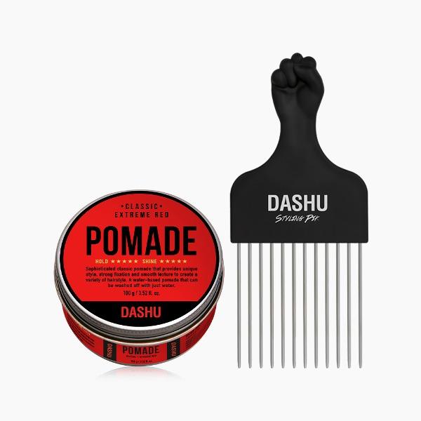 DASHU Red Pomade 100g + Styling Pick