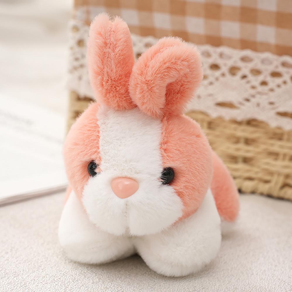 Cute Rabbit Plush Toys Bunny Stuffed Toys Bag Pendant Kids Girls Toy Birthday Gifts Mini Animal Plush Doll Keychain Key Ring
