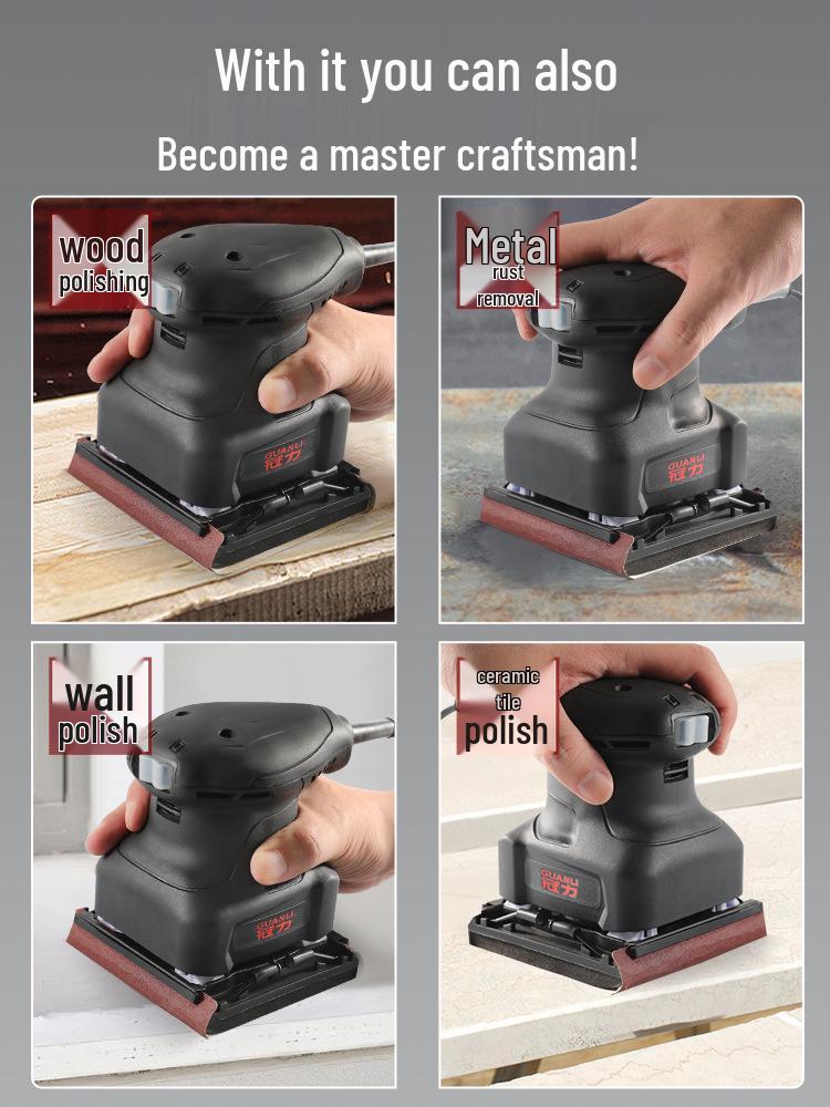 Multifunctional Electric Sander for Wall, Woodworking, and Rust Removal