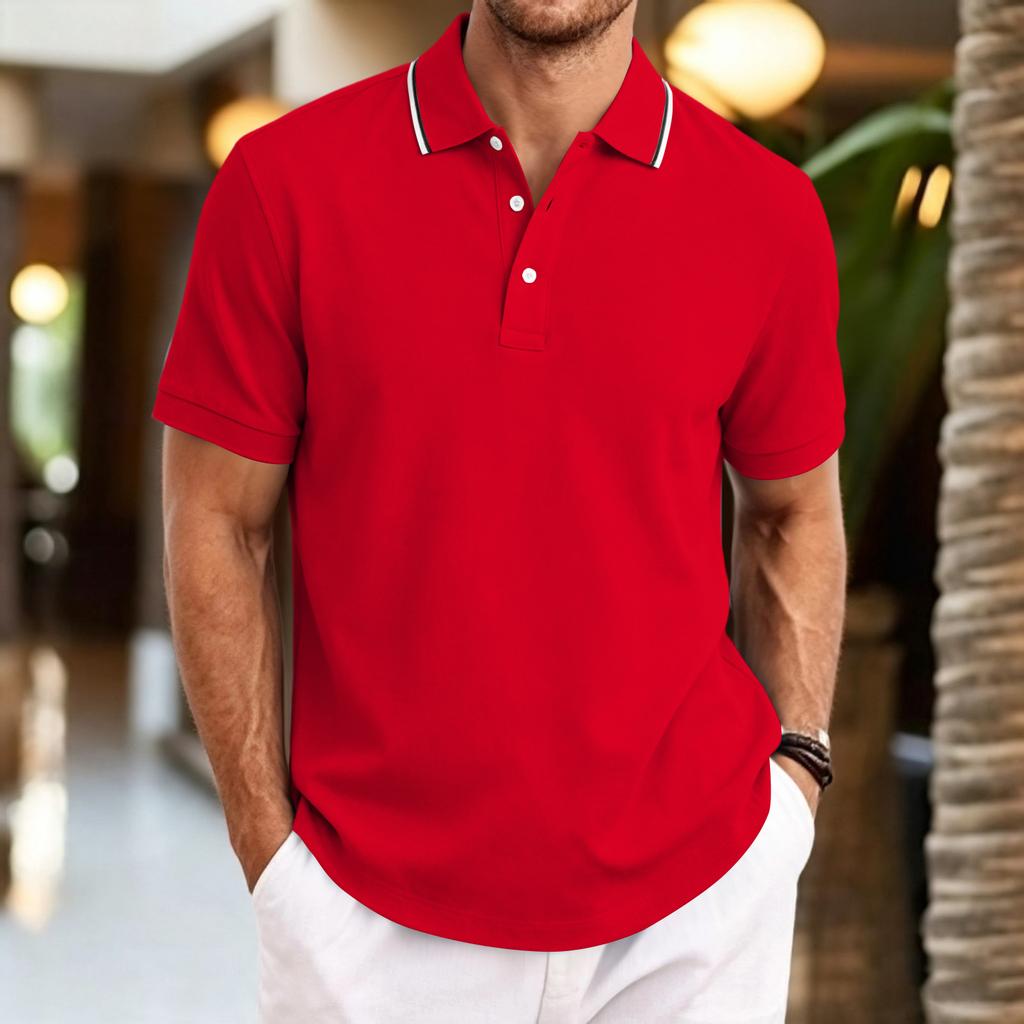 Men's Color Fashion Short Sleeve T-Shirt