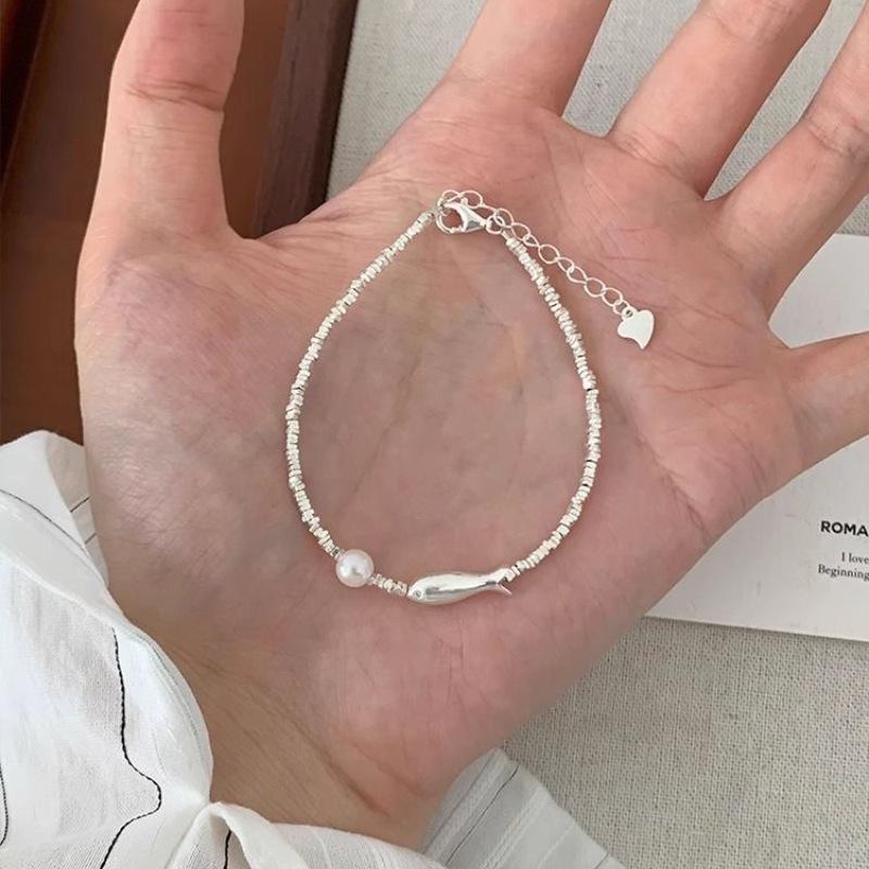 Simulation pearl fish pendant bracelet temperament versatile exquisite jewelry women fashion