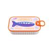 1Pc/set 3D Printed Necklace and Earring Storage Box Multi Functional Fish Bone Jewelry Box  Gift Box