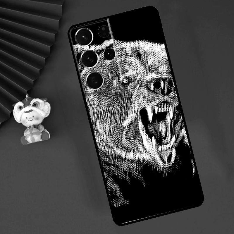 

Cartoon Grizzly Bear Case For Samsung Galaxy S24 S23 S25 S26 Ultra S20 FE S21 S22 Plus S10 S25 FE Cover Funda Galaxy S21
