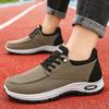 Fashion Men's Shoes Summer New Breathable Denim Single Shoe Soft Sole Comfortable Running Shoes Versatile Men's Sports Single Shoe