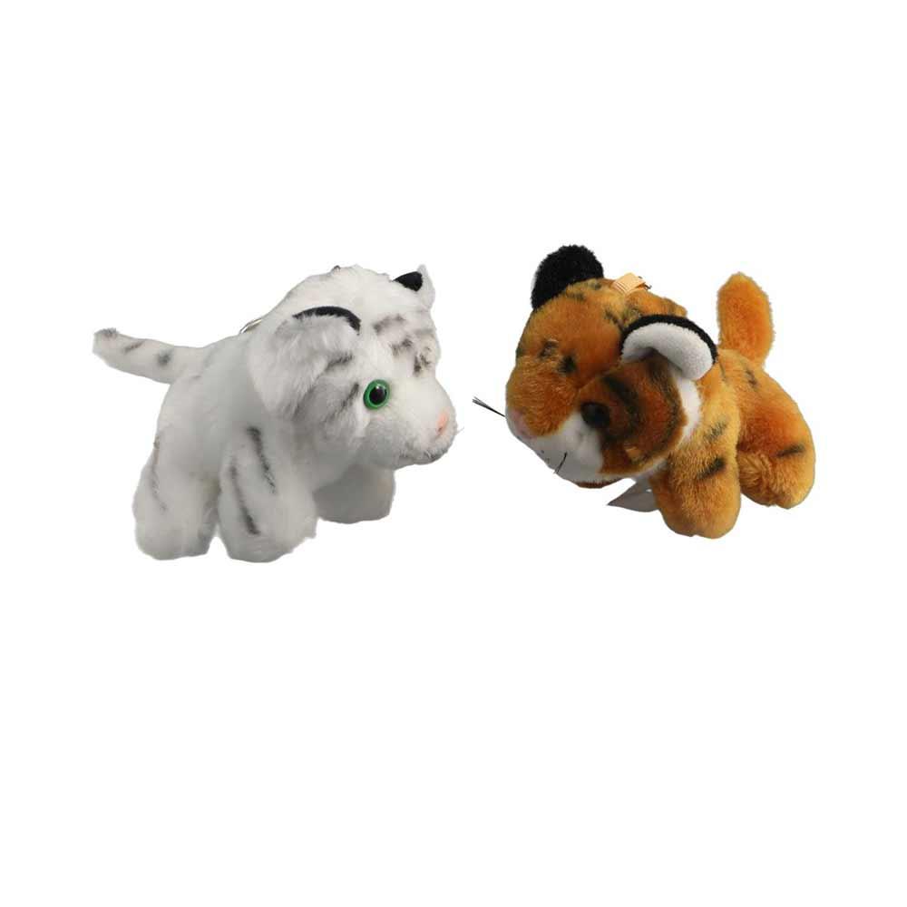 Cartoon Doll Chinese Zodiac Tiger Tiger Plush Keychain Stuffed Toys Plush Pendant Car Plush Keyring