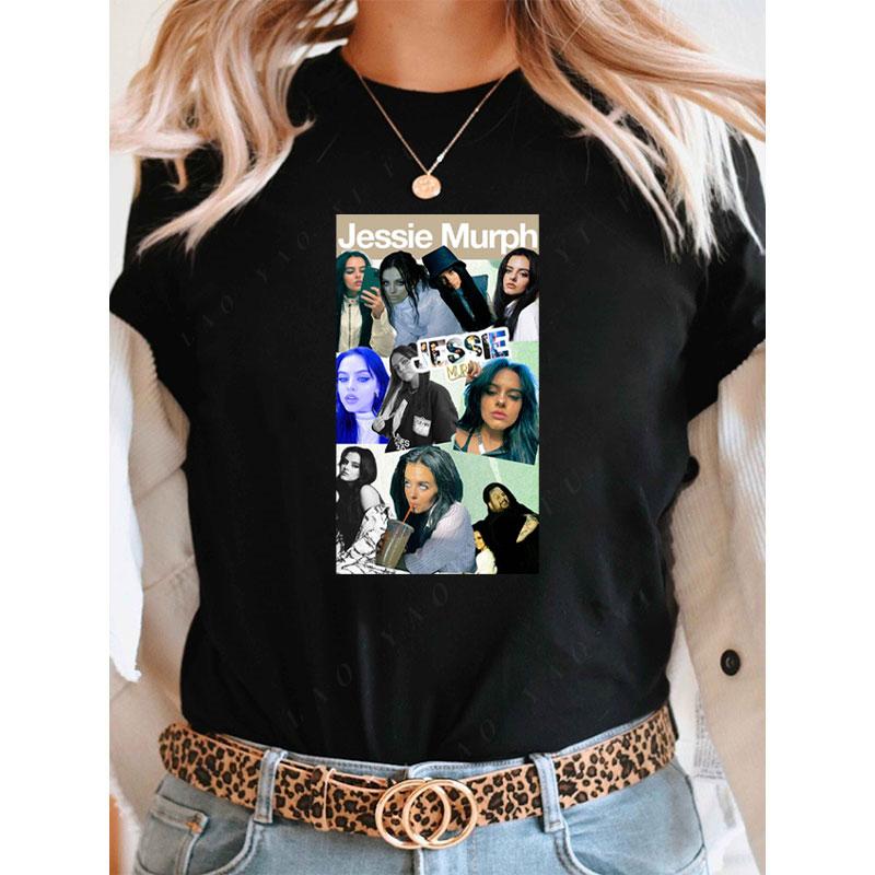 Ropa De Mujer Jessie Murph Essential T Shirt Novelty Trend Boyfriend Gift Y2k Clothes T Shirt Unisex Fashion Camisetas Tee Tops