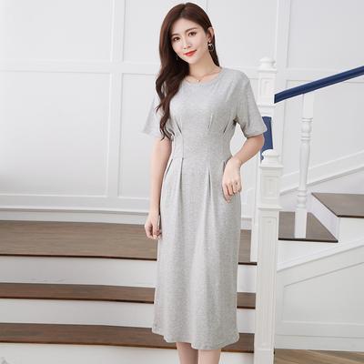 Spring New Trendy and Fashionable Skirt Summer Mid-length Waist Dress Women's Clothing