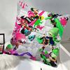 SSplatoon  Video Game Splatoon Pillow Case Square Pillow Bedroom Sofa Leisure Comfort Cushion Car Home Decoration