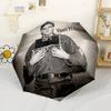 Elvis Customized Name Umbrella Outdoor Automatic Umbrella Compact Durable 8-Rib Lightweight Durable Everyday Carry Umbrella Outdoor Accessory