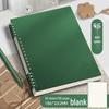 Retro B5 Top-Flip Detachable Ring Binder Notebook - Hand-Friendly Design