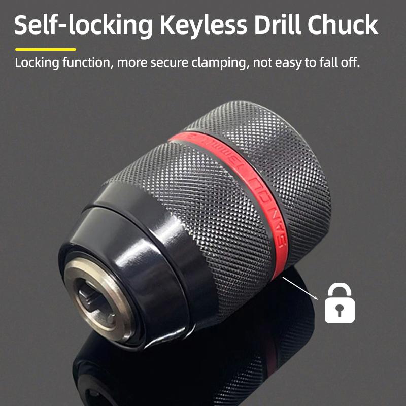 1Pc 1.5-10mm OR 0.8-10mm 1/4" Hex Shank Drill Chuck Keyless Drilling Quick Change Bit Adapter Converter Woodworking Power Tool