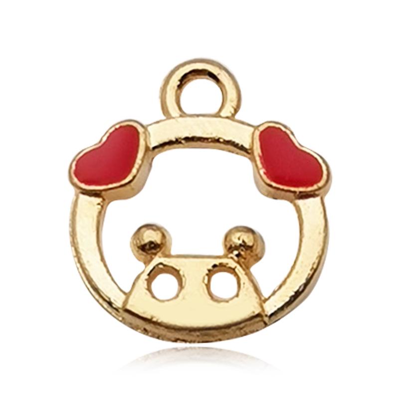 Summer Charm Drip Oil Earrings & Necklace Set - Cute Student Style Dangle Pendant Accessories