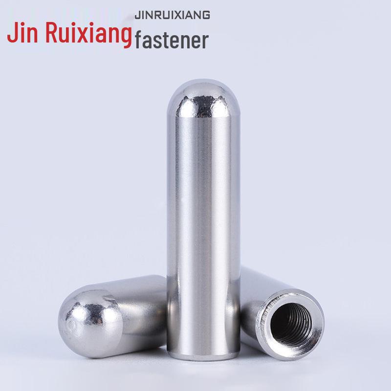 

Stainless Steel Cylindrical Pin with Internal Thread and Positioning Hole, Sizes M4-M12 Diameter 4mm, Length 10mm, Thread M3