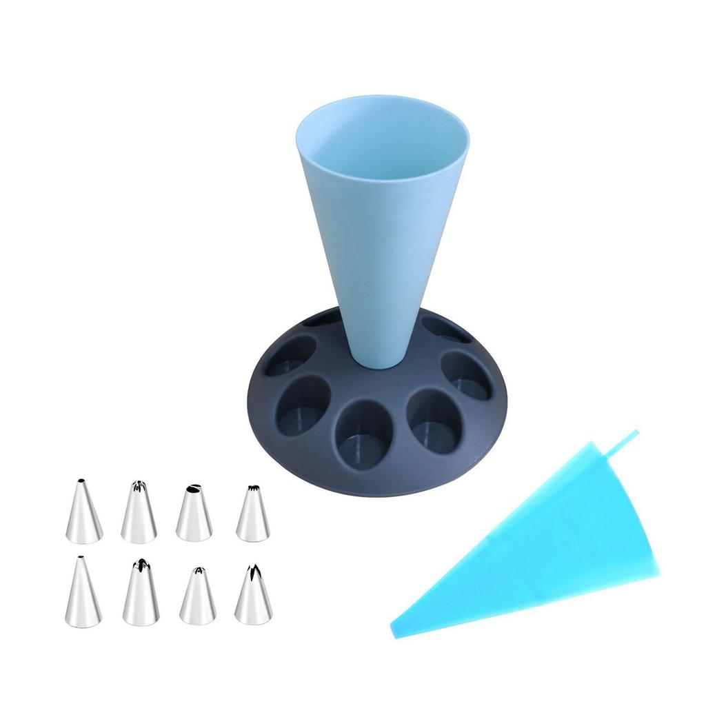 Pastry Bag Stand DIY Decorating cake Nozzles Holder Accessories Baking Tool Plastic Organizer Piping
