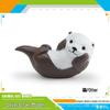 Children's Cognitive Simulation: Wild Animal Models - Rain Frog, Clown Frog, Otter, Seal, Pufferfish, Raccoon, Cat Ornament