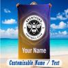 Beach Towel Custom Name Text, Quick Dry Large Towel For Beach HomeBrentford Football