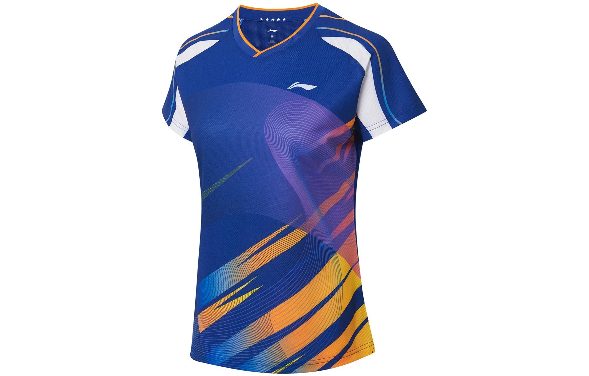 Li Ning Table Tennis Collection Table Tennis Apparel Women s Blue AAYS238-1 XS
