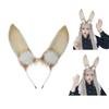 Plush Rabbit Ear Easter Headband Anime Maid Hairhoop Cosplay Costume Halloween Party Headdress Girl Comics Show Headwear