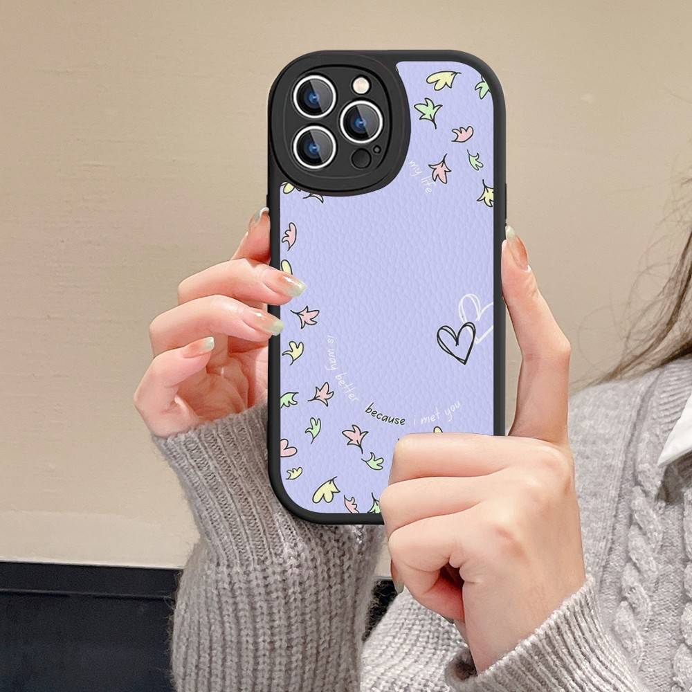 New Heartstopper Anime Phone Case For IPhone 15 14 13 12 11 16 Pro Max Plus Leather Soft Cover