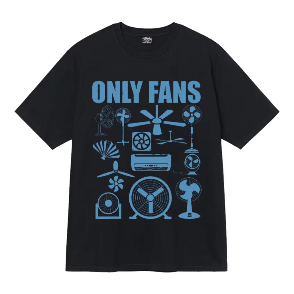 

Only Fans Funny T-Shirts Fashion Streetwear Graphic T Shirt Cotton Short Sleeve Humor Pop Tees Y2k Aesthetic Men s Women Clot... S разноцветный