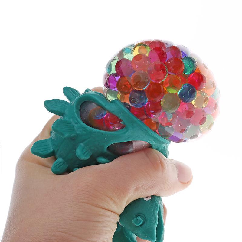 Bola de Estresse Criativa de Dinossauro Aperte Brinquedo Macio com Bolinhas que Explodem Divertido Fidget Brinquedo de Alívio de Estresse Presente Para Crianças Menino Aniversário