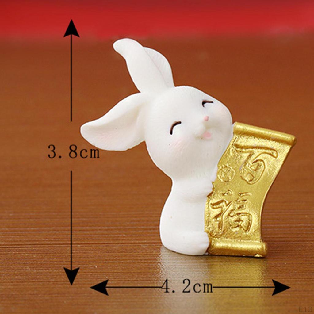 Statue Desktop Ornament Landscape Sculpture for Spring Festival Decor Birthday Gift
