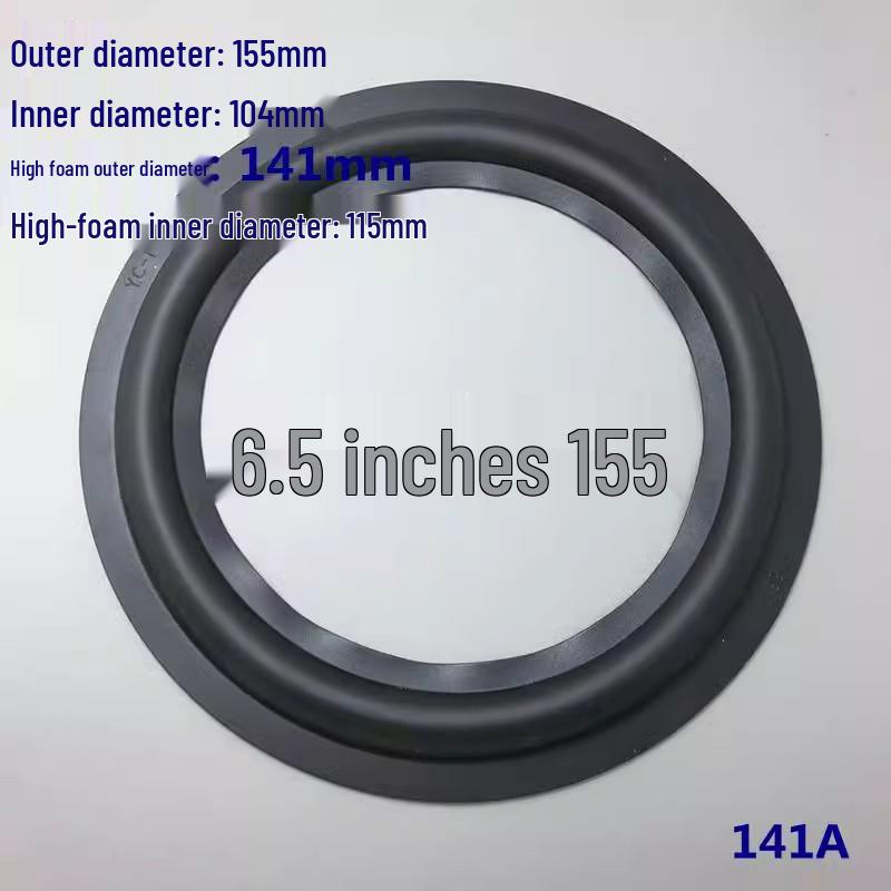 Speaker Repair Rubber Edge: Sizes 1.5/2/2.75/3/4/5/6/7/8/10/12 inches