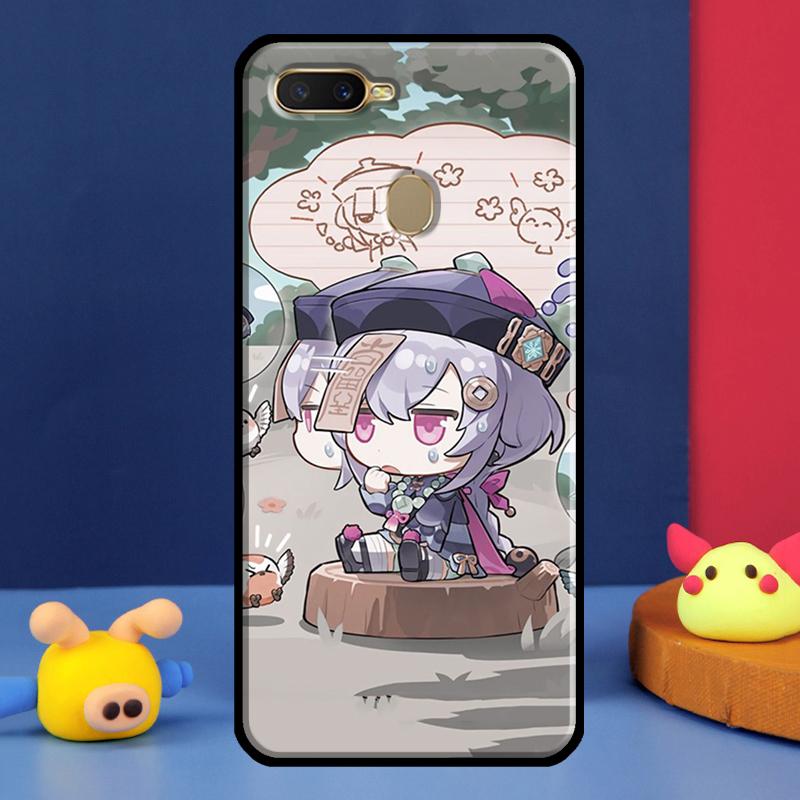 Genshin Impact Chibi Case For Oppo A98 A78 A58 A15 A16 A17 A5 A9 A91 A52 A72 A76 A96 A74 A94 A54 S A57 A77 Cover