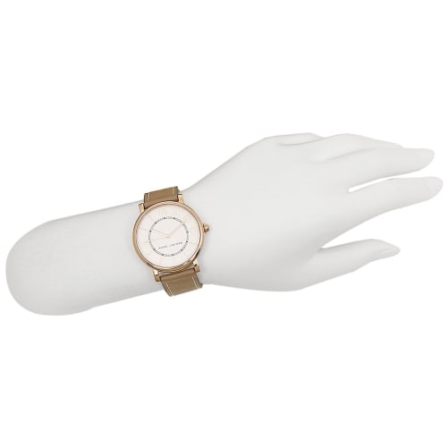 Marc Jacobs MJ1533 Women's Watch in White, Rose Gold, and Beige