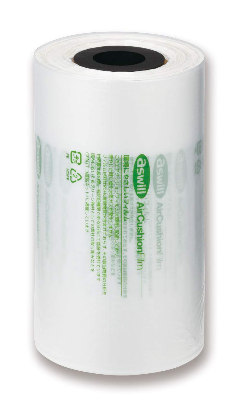 

Asmix Aswill Air Cushion Film ACF60, for Cushioning Machines, Roll Film, Pillow Type, 60 x 200mm, 200m Roll, Maximum 3333 Particles