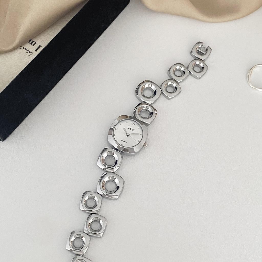 Light luxury High Quality Women's Watch, Design, Irregular Hollow Bracelet, Elegant Quartz Women's Watches, Gift