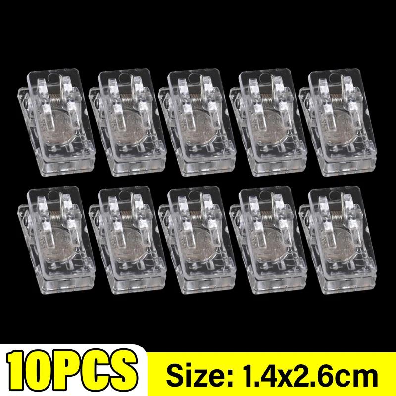 

50/10 шт. Мини-магнитные зажимы, пластиковые прозрачные магниты, наклейки на холодильник, фото-заметки, зажимы для запечатывания продуктов, держатели для хранения