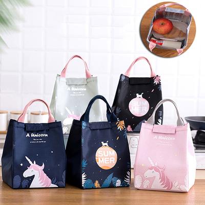 Lunchtasche mit großer Kapazität Student Cartoon Isolierbeutel Büroangestellter Tragbare Lunchbox Tasche Isoliert Wasserdicht Aufbewahrungstasche