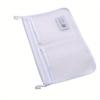 Refrigerator Storage Mesh Bag Double Compartment Hanging Pouch Kitchen Organizer Pockets with Hook Washable Fridge Net Bag