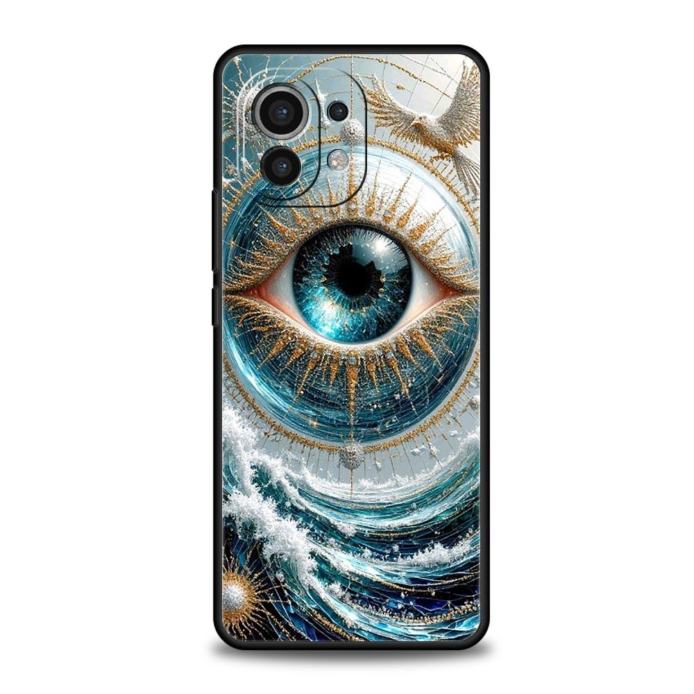 Fashion Eyelashes Eyes Phone Case Cover for Xiaomi Mi 17 15 14 13 12 11 Ultra 15T 14T 13T 12T 11T Pro Lite 5G Soft TPU Shell Bag