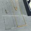 Xiao's Luxury Diamond-Set Ice Cube Necklace - Geometric Square Pendant Clavicle Chain for Women