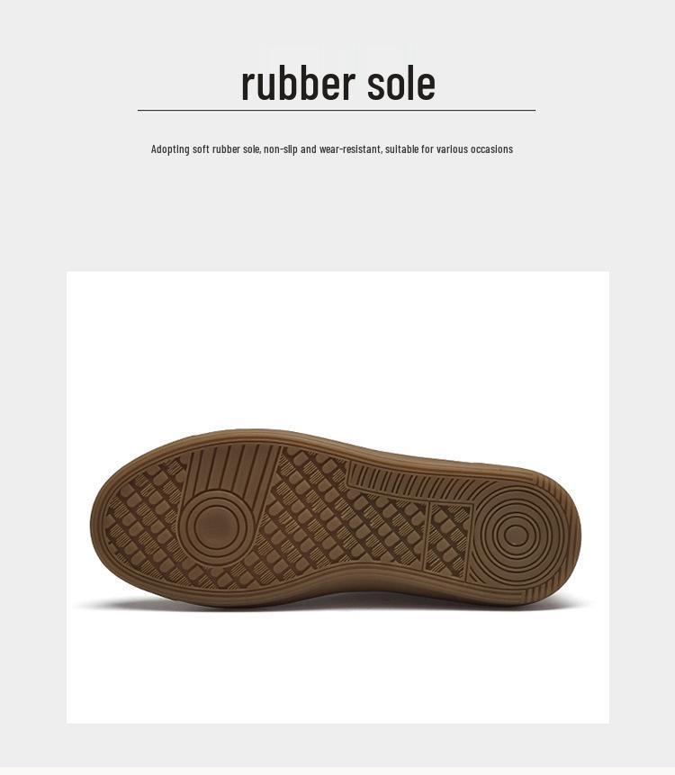Zapatillas de Cuero Bajas para Hombre y Mujer - Estilo Coreano Casual Primavera/Otoño
