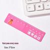 Creative Cartoon Magnetic Bookmark & Ruler - Cute and Inspirational Folding Page Clip