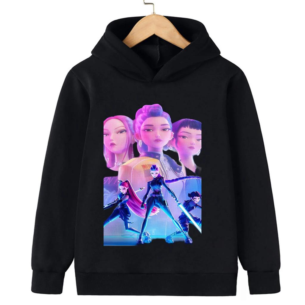 Comfortable Warm Winter Clothes for Children Fashionable  Trendy Devil Hunter Casual Sweaters for Girls  Boys