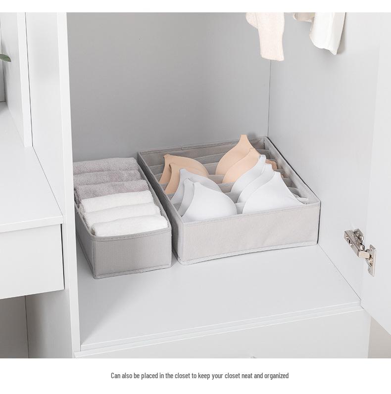 Stoffschubladen-Organizer-Box für Lingerie, Unterwäsche, BHs und Socken