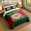 Bettwäsche-Set 1 Bettbezug 2 Kissenbezüge Wales Rugby-Druck Weiche Bettwäsche Schlafzimmer-Dekor