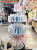 Scaffale in Ferro Rotante da Pavimento per Biancheria Intima e Slip