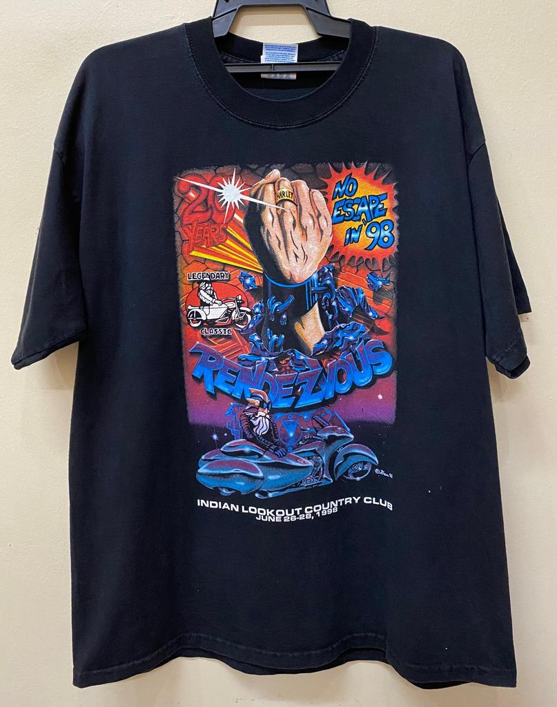 Vintage 90s Rendezvous In lookout Country Club shirt