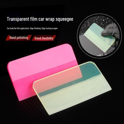 Raspador de Película Transparente de TPU con Escobilla de Goma – Rascador Suave de Tendón de Búfalo para Aplicación de Película de Coche y Drenaje