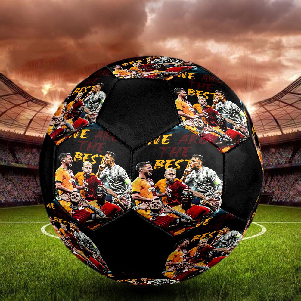 1pc Galatasaray SK Soccer Ball Size 5 Indoor Soccer Ball Fashion Colorful Backyard Game - Great For Sports Fans Gift HE10