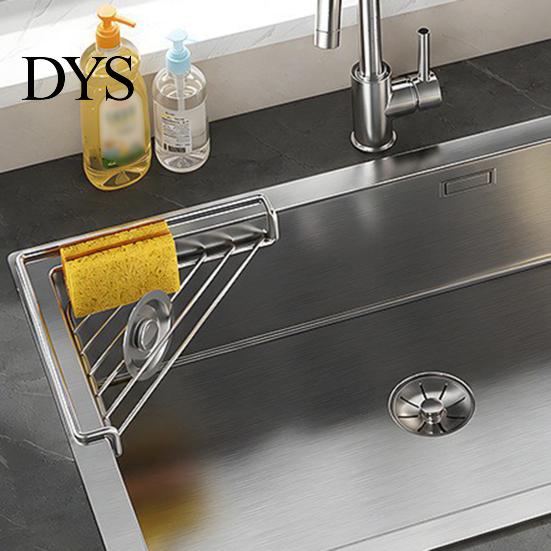 Kitchen Sink Corner Shelf Stainless Steel Triangular Shelf, Rustproof Compact Wire Storage Rack, Space Saving Utensil Drying Rack for