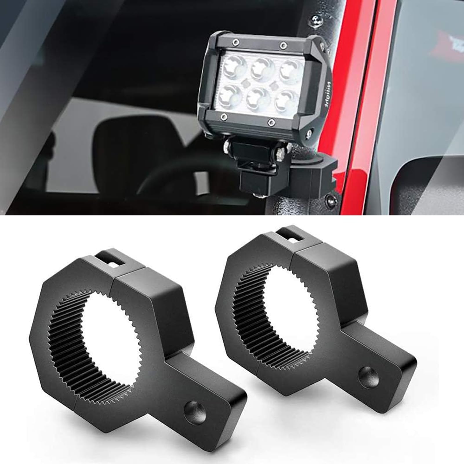 

SAMMAM Mounting Bracket, Pipe Clipping Type, Roof Carrier, Stainless Steel, Sturdy, No Drilling Required, Metal Fittings, Aluminum, High Quality,